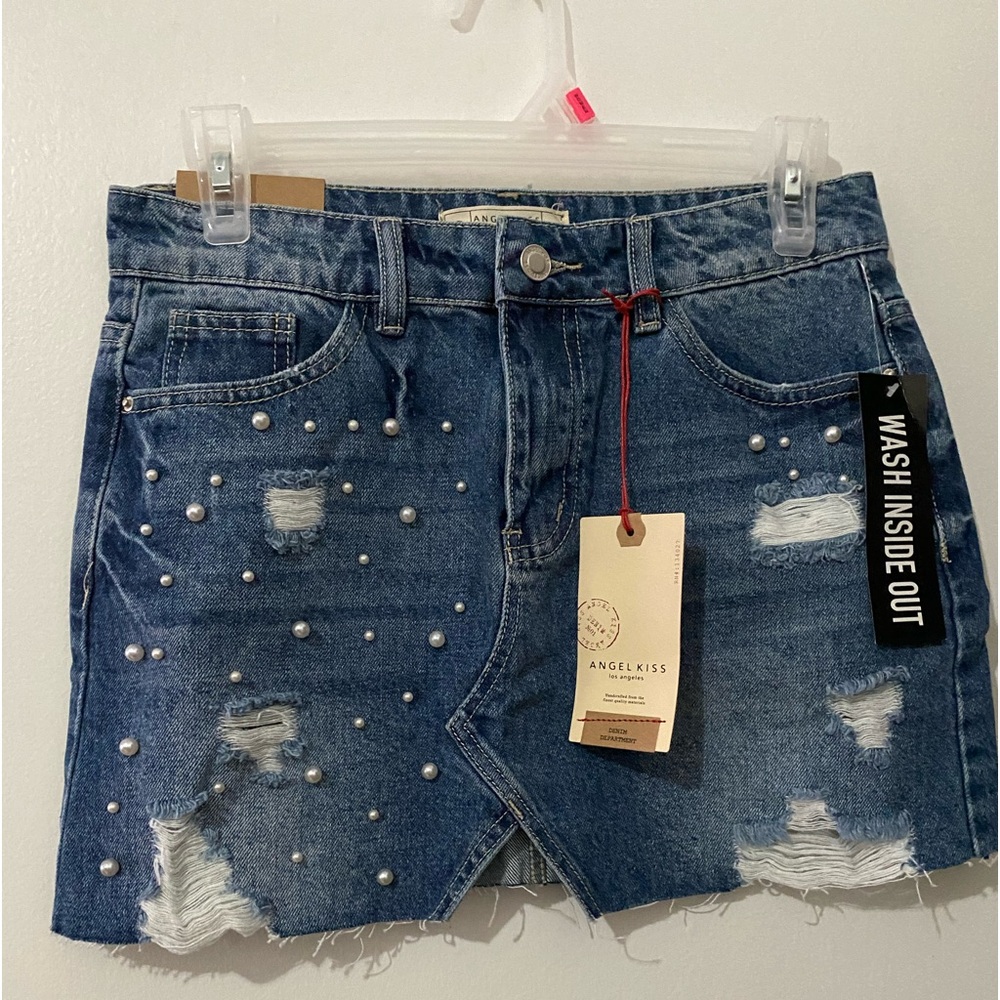 Angel kiss 💋 distress Skirt mini